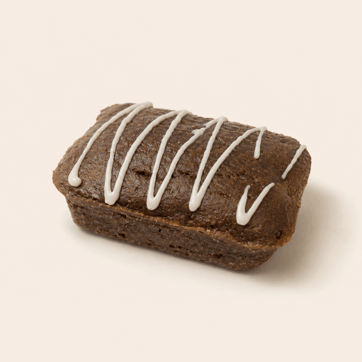 Banana bread dog dessert with icing